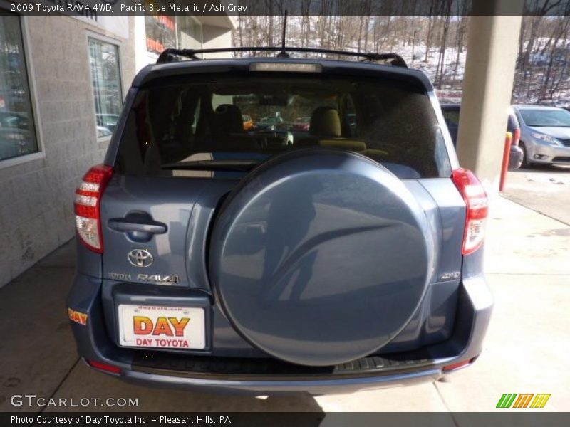 Pacific Blue Metallic / Ash Gray 2009 Toyota RAV4 4WD