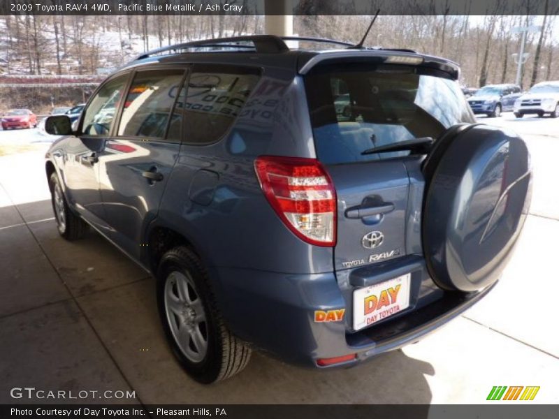 Pacific Blue Metallic / Ash Gray 2009 Toyota RAV4 4WD
