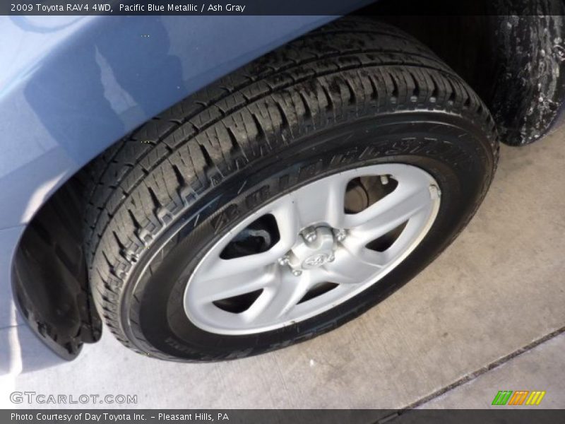 Pacific Blue Metallic / Ash Gray 2009 Toyota RAV4 4WD
