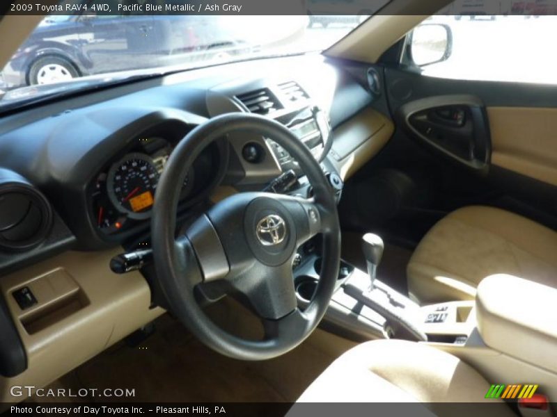 Pacific Blue Metallic / Ash Gray 2009 Toyota RAV4 4WD