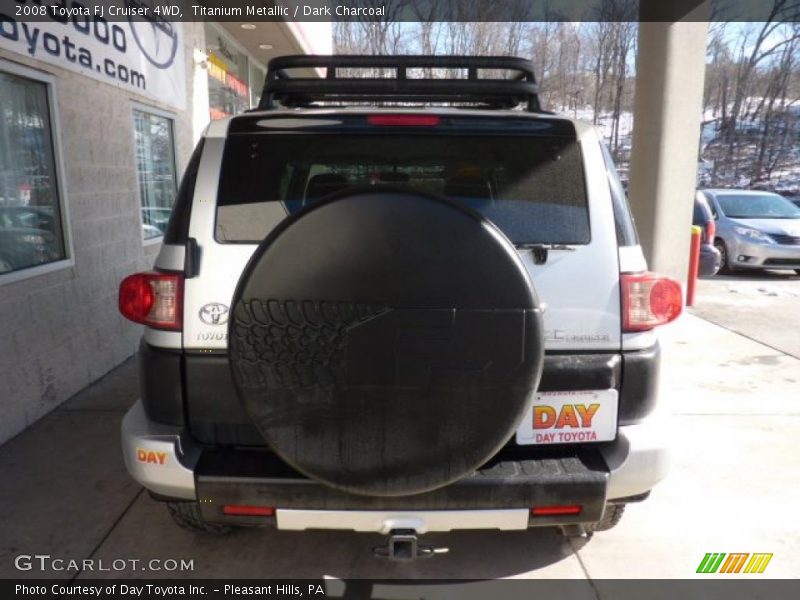 Titanium Metallic / Dark Charcoal 2008 Toyota FJ Cruiser 4WD