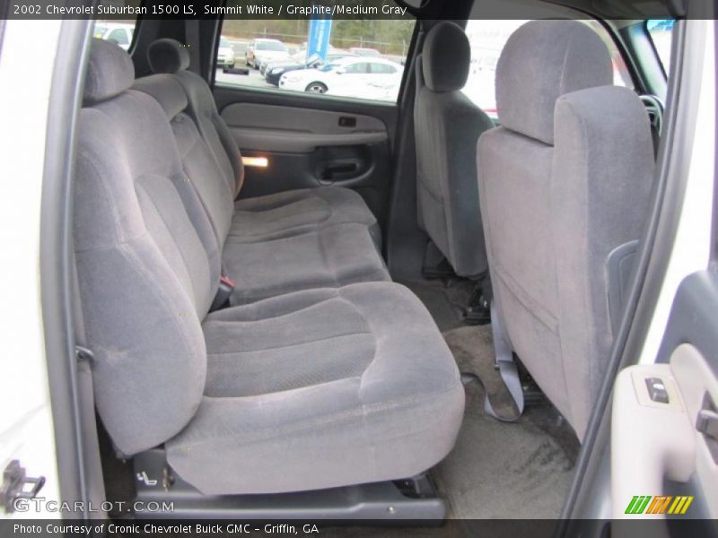 Summit White / Graphite/Medium Gray 2002 Chevrolet Suburban 1500 LS