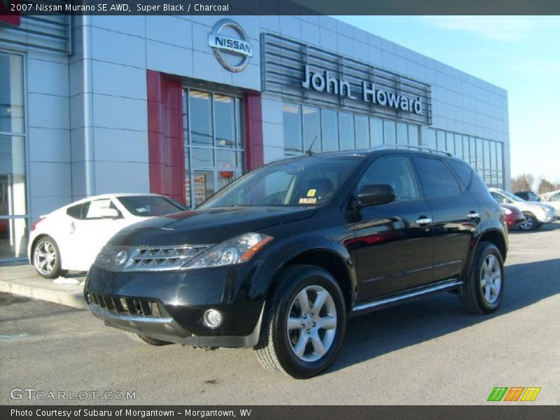 Super Black / Charcoal 2007 Nissan Murano SE AWD