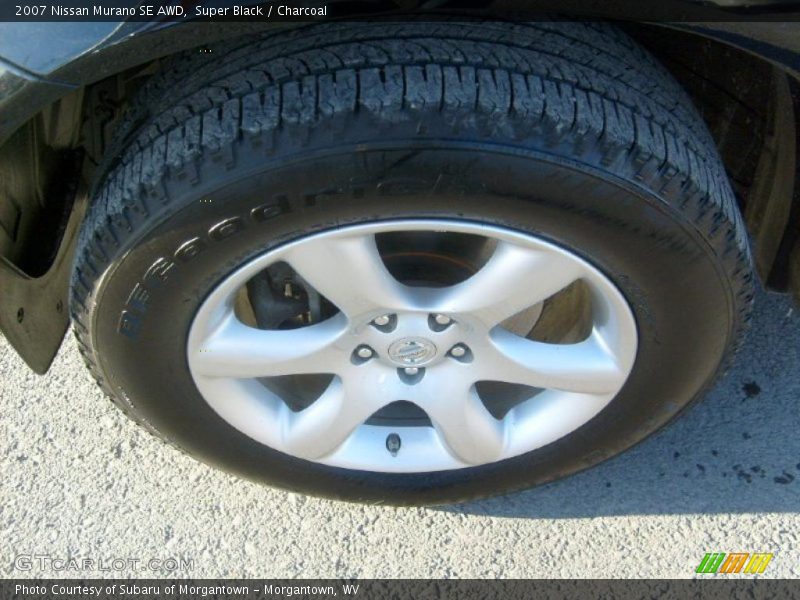 Super Black / Charcoal 2007 Nissan Murano SE AWD