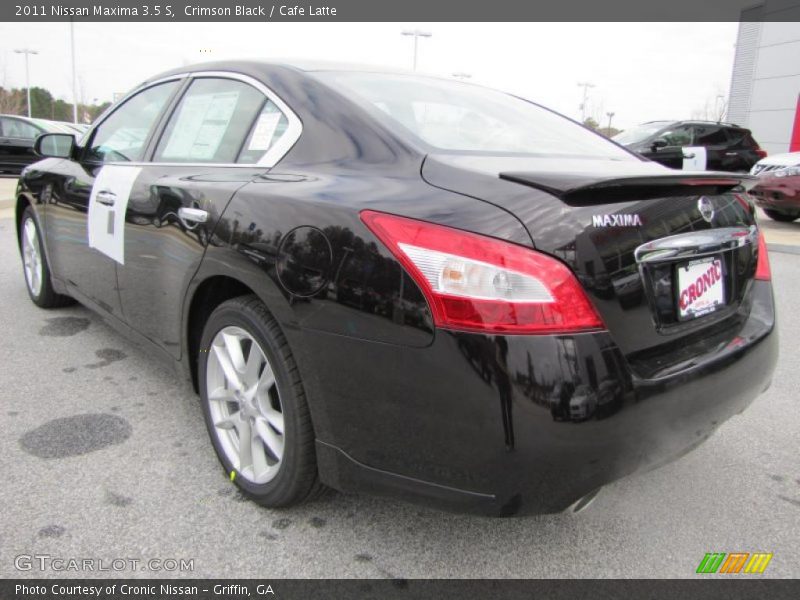 Crimson Black / Cafe Latte 2011 Nissan Maxima 3.5 S