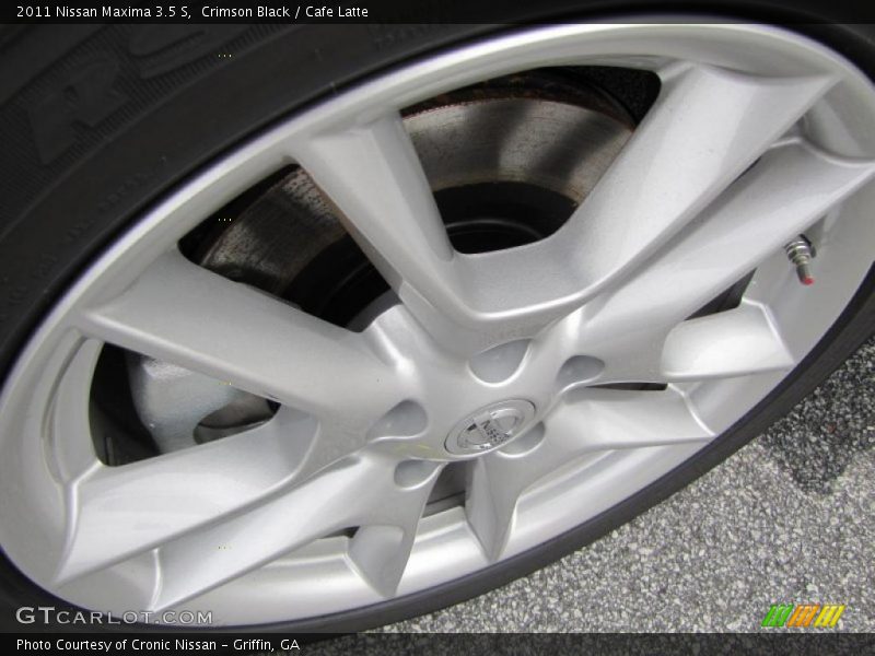 Crimson Black / Cafe Latte 2011 Nissan Maxima 3.5 S