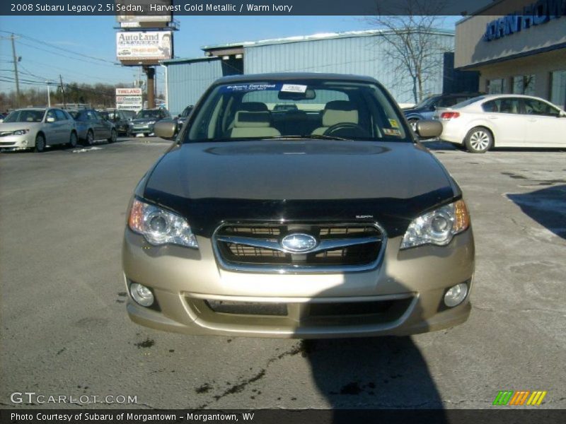 Harvest Gold Metallic / Warm Ivory 2008 Subaru Legacy 2.5i Sedan