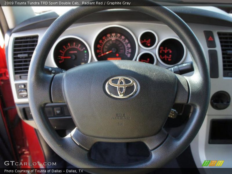 Radiant Red / Graphite Gray 2009 Toyota Tundra TRD Sport Double Cab