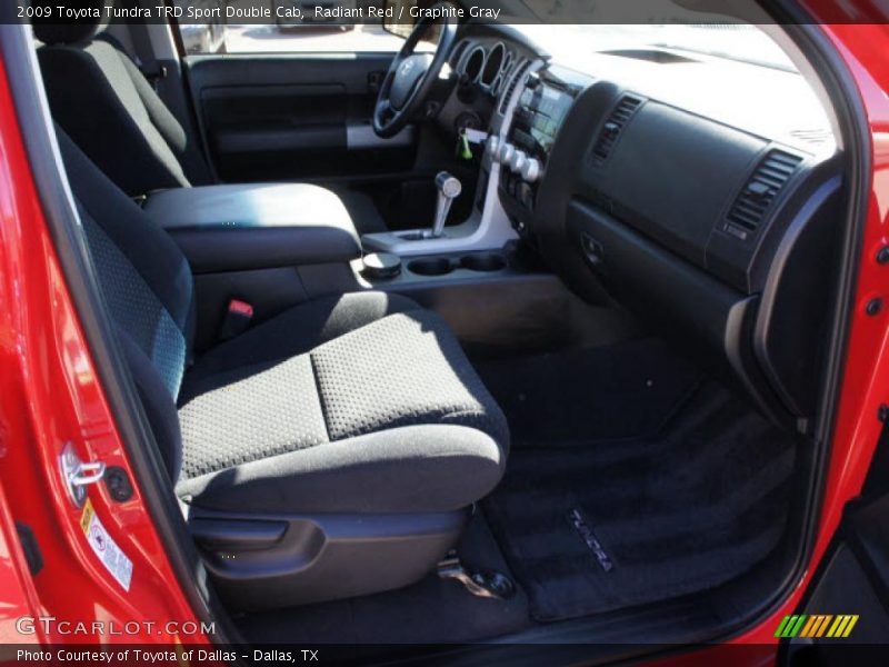 Radiant Red / Graphite Gray 2009 Toyota Tundra TRD Sport Double Cab