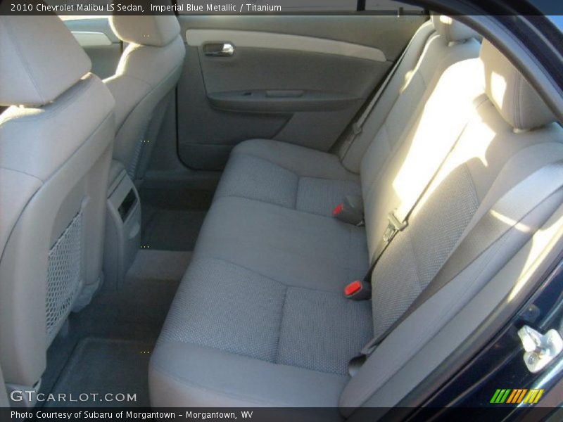 Imperial Blue Metallic / Titanium 2010 Chevrolet Malibu LS Sedan