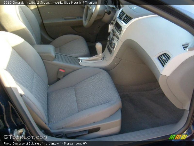 Imperial Blue Metallic / Titanium 2010 Chevrolet Malibu LS Sedan