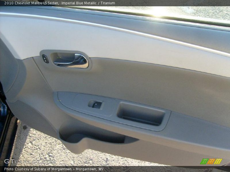 Imperial Blue Metallic / Titanium 2010 Chevrolet Malibu LS Sedan