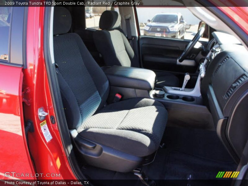 Radiant Red / Graphite Gray 2009 Toyota Tundra TRD Sport Double Cab