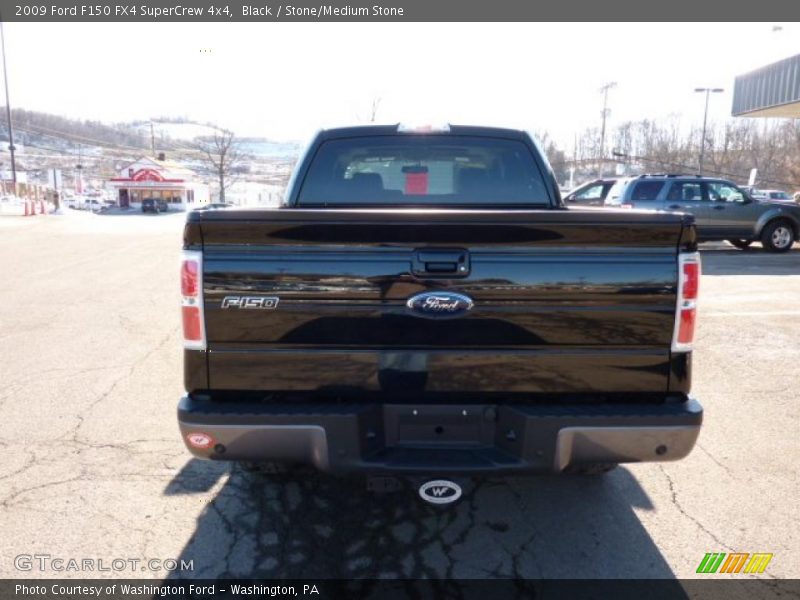 Black / Stone/Medium Stone 2009 Ford F150 FX4 SuperCrew 4x4