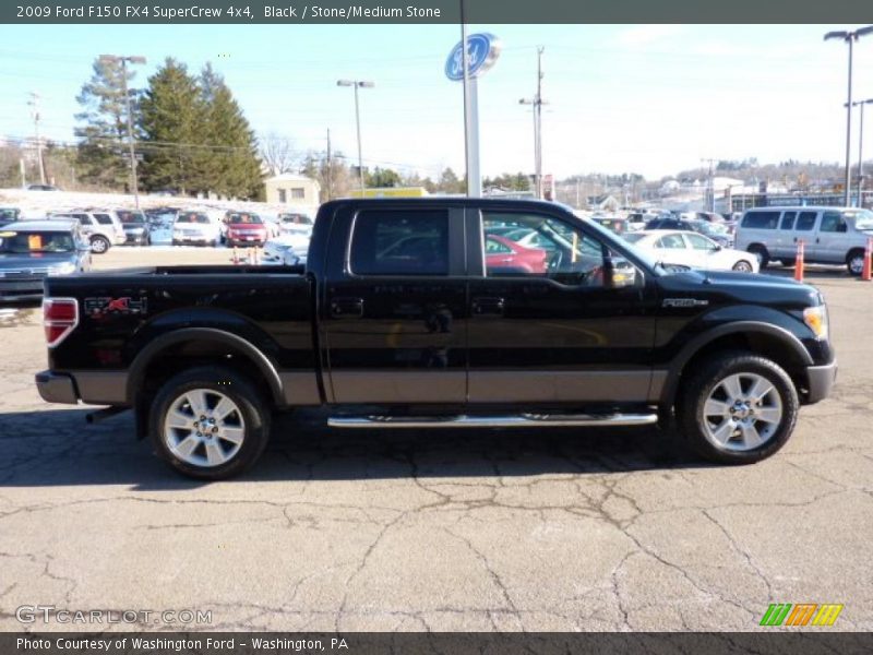 Black / Stone/Medium Stone 2009 Ford F150 FX4 SuperCrew 4x4