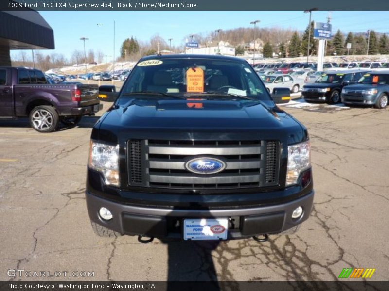 Black / Stone/Medium Stone 2009 Ford F150 FX4 SuperCrew 4x4