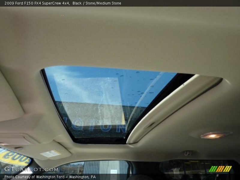 Black / Stone/Medium Stone 2009 Ford F150 FX4 SuperCrew 4x4