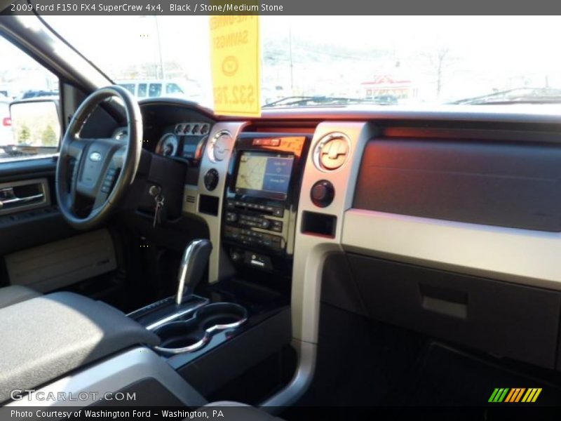 Black / Stone/Medium Stone 2009 Ford F150 FX4 SuperCrew 4x4