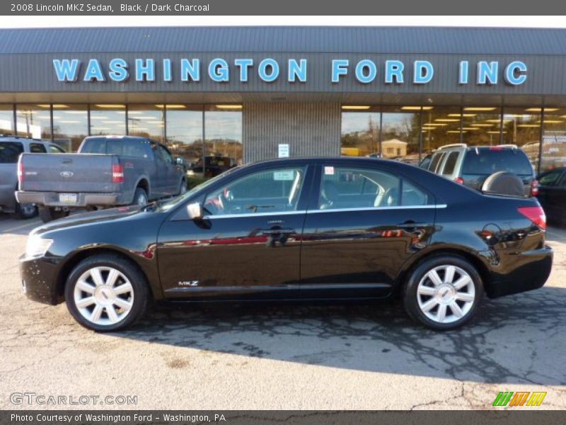 Black / Dark Charcoal 2008 Lincoln MKZ Sedan