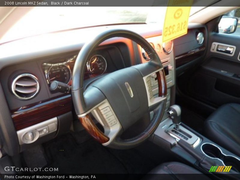 Black / Dark Charcoal 2008 Lincoln MKZ Sedan