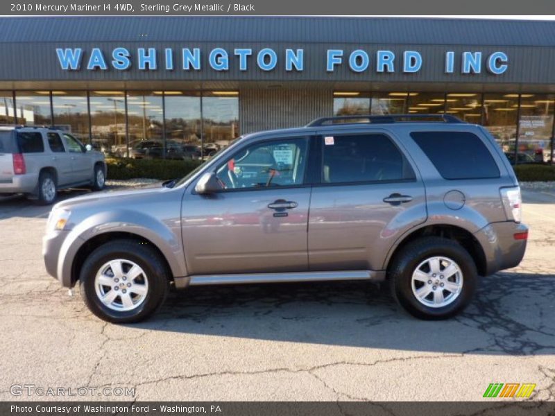 Sterling Grey Metallic / Black 2010 Mercury Mariner I4 4WD