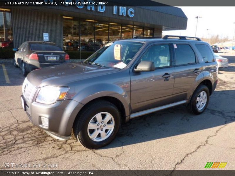 Sterling Grey Metallic / Black 2010 Mercury Mariner I4 4WD