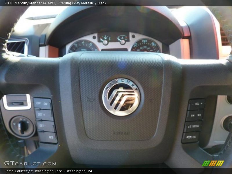 Sterling Grey Metallic / Black 2010 Mercury Mariner I4 4WD