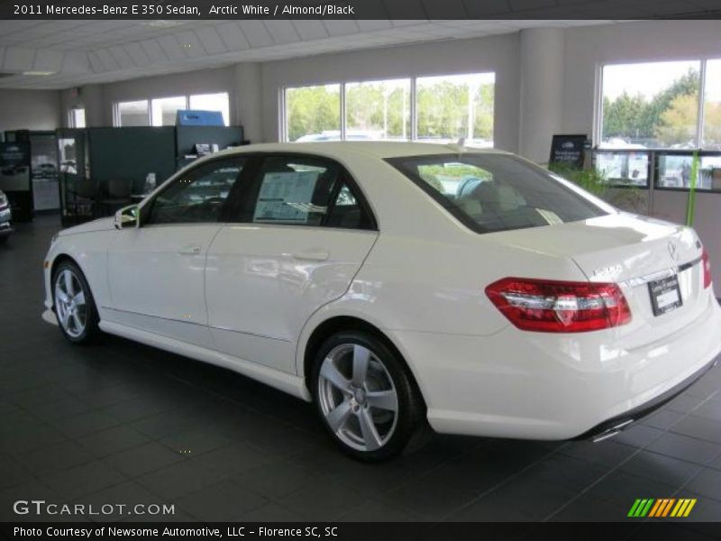 Arctic White / Almond/Black 2011 Mercedes-Benz E 350 Sedan