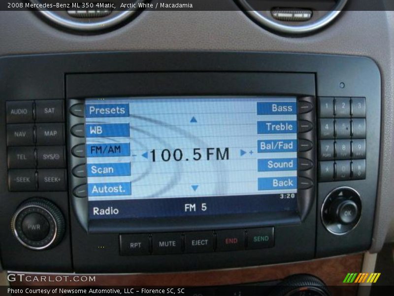 Arctic White / Macadamia 2008 Mercedes-Benz ML 350 4Matic