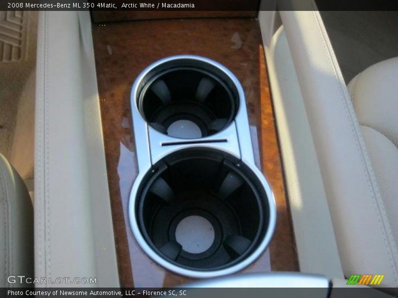 Arctic White / Macadamia 2008 Mercedes-Benz ML 350 4Matic