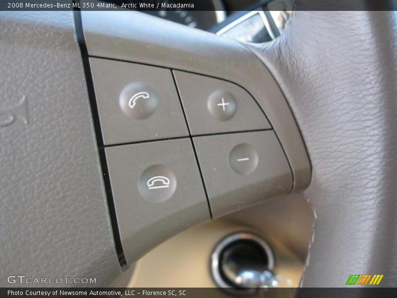 Arctic White / Macadamia 2008 Mercedes-Benz ML 350 4Matic