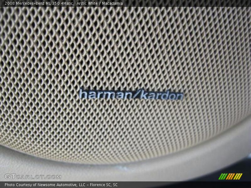 Arctic White / Macadamia 2008 Mercedes-Benz ML 350 4Matic