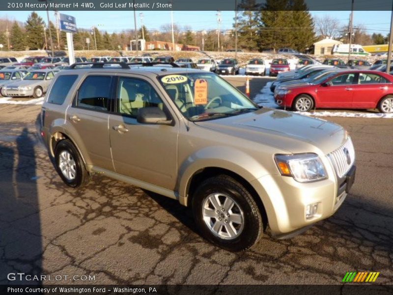 Gold Leaf Metallic / Stone 2010 Mercury Mariner I4 4WD