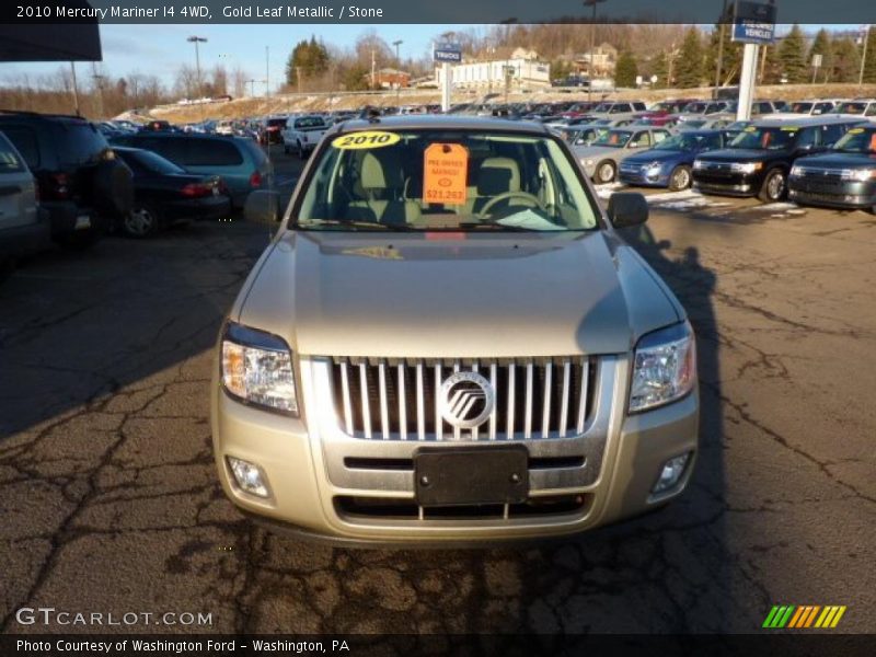 Gold Leaf Metallic / Stone 2010 Mercury Mariner I4 4WD