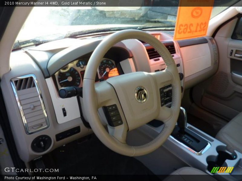 Gold Leaf Metallic / Stone 2010 Mercury Mariner I4 4WD