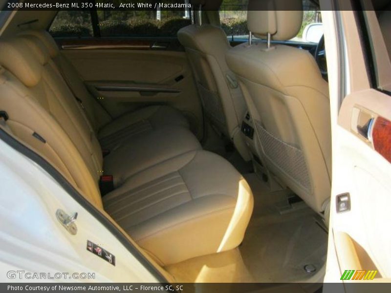 Arctic White / Macadamia 2008 Mercedes-Benz ML 350 4Matic