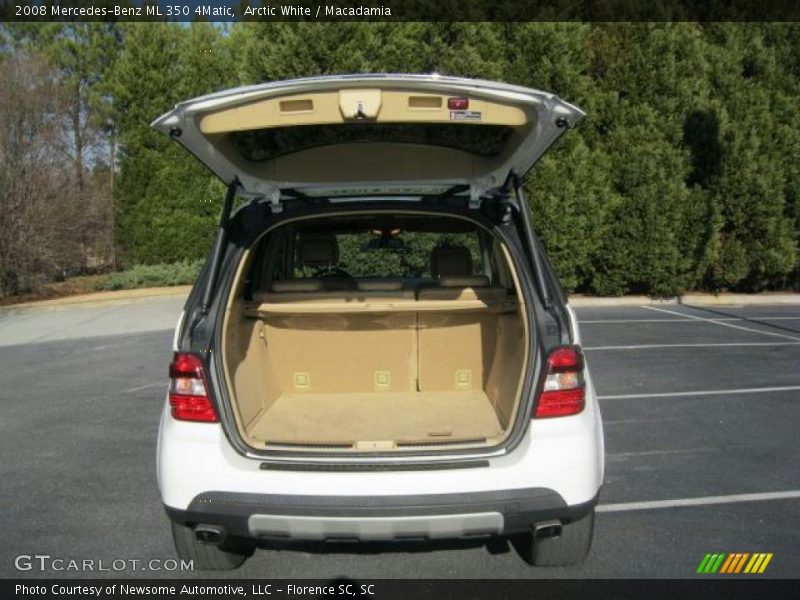 Arctic White / Macadamia 2008 Mercedes-Benz ML 350 4Matic