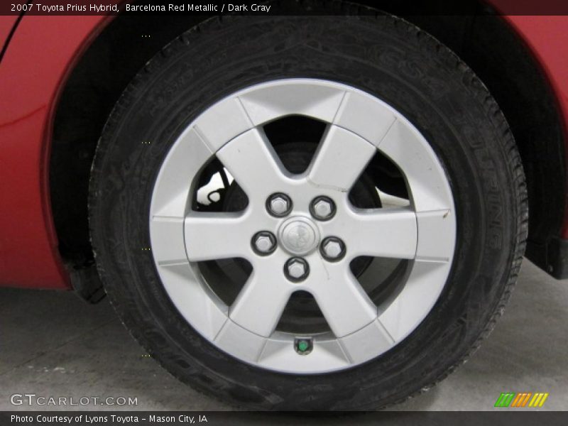 Barcelona Red Metallic / Dark Gray 2007 Toyota Prius Hybrid