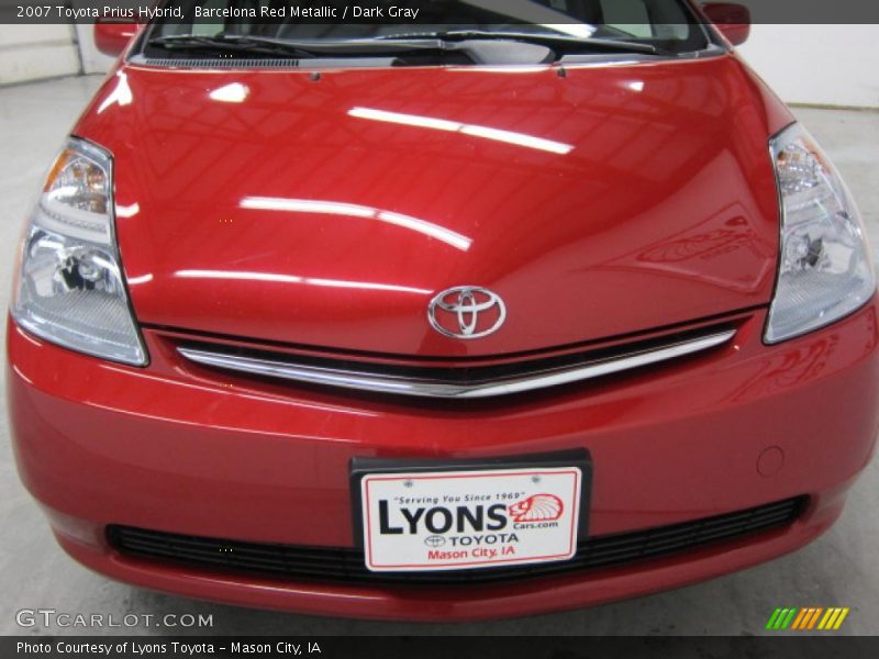 Barcelona Red Metallic / Dark Gray 2007 Toyota Prius Hybrid