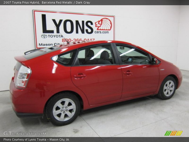 Barcelona Red Metallic / Dark Gray 2007 Toyota Prius Hybrid