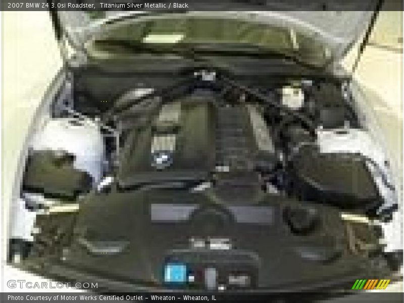 Titanium Silver Metallic / Black 2007 BMW Z4 3.0si Roadster