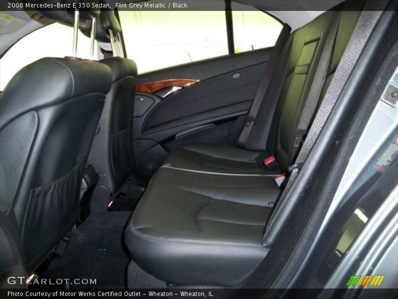 Flint Grey Metallic / Black 2008 Mercedes-Benz E 350 Sedan