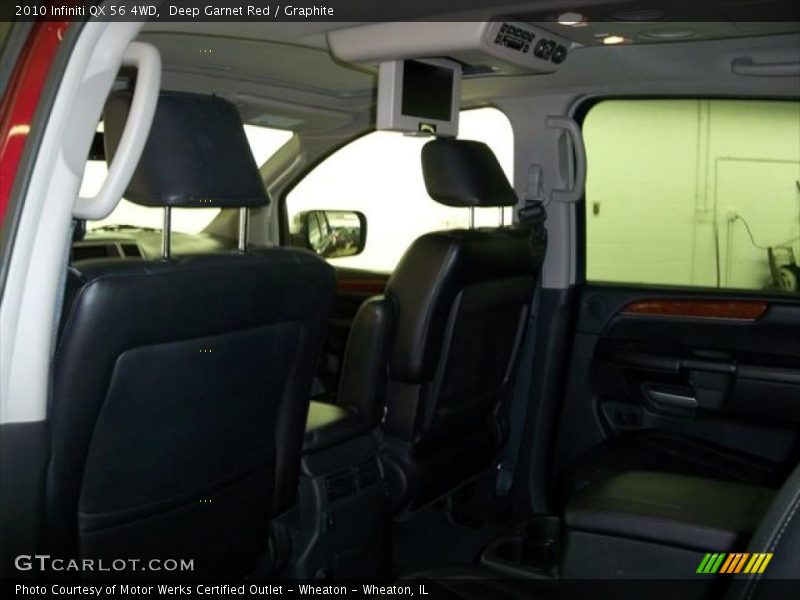 Deep Garnet Red / Graphite 2010 Infiniti QX 56 4WD