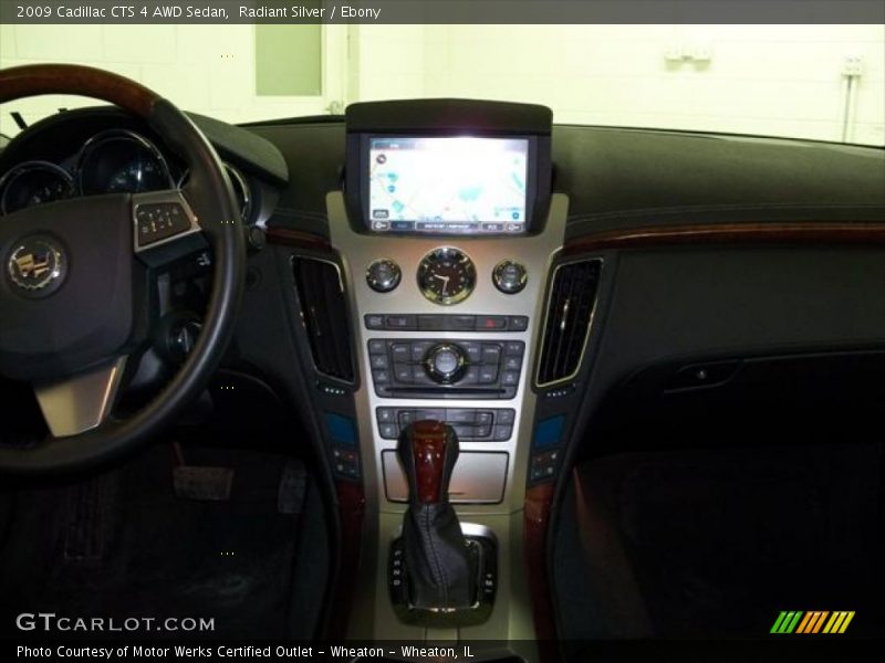 Radiant Silver / Ebony 2009 Cadillac CTS 4 AWD Sedan
