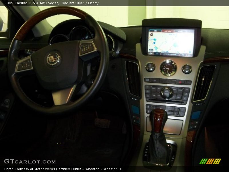 Radiant Silver / Ebony 2009 Cadillac CTS 4 AWD Sedan