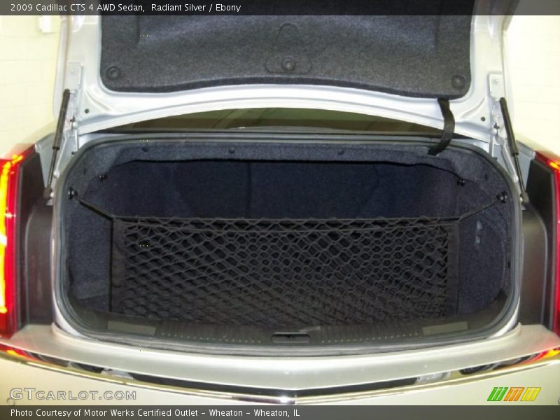 Radiant Silver / Ebony 2009 Cadillac CTS 4 AWD Sedan
