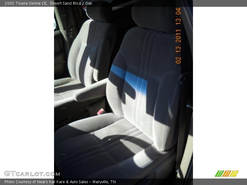 Desert Sand Mica / Oak 2002 Toyota Sienna CE