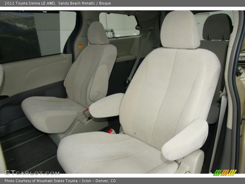  2011 Sienna LE AWD Bisque Interior