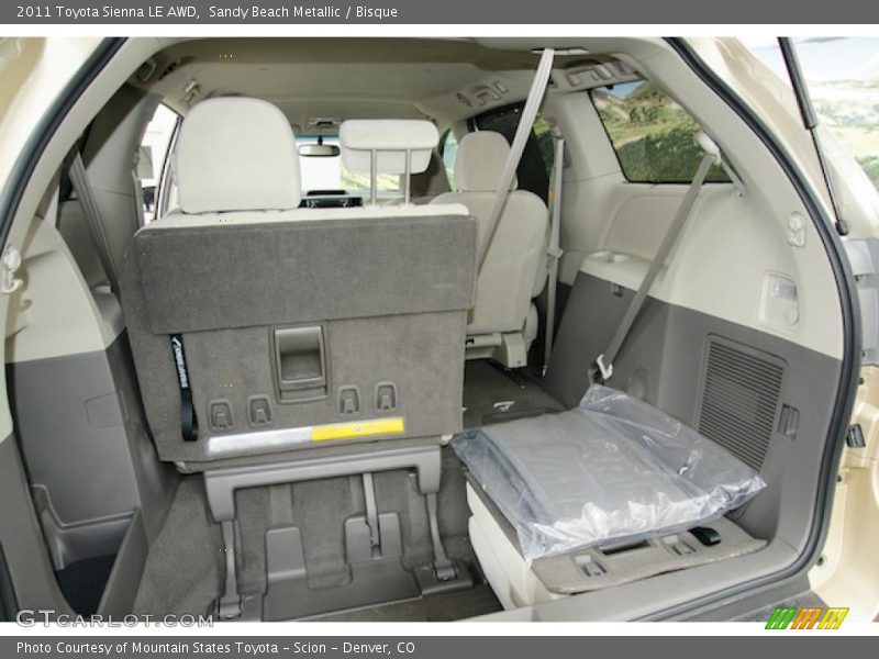 Sandy Beach Metallic / Bisque 2011 Toyota Sienna LE AWD