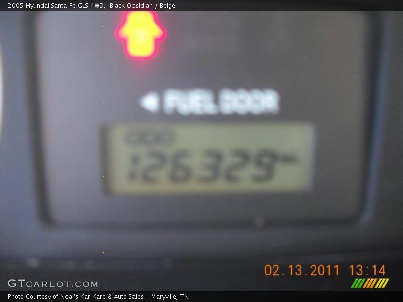 Black Obsidian / Beige 2005 Hyundai Santa Fe GLS 4WD